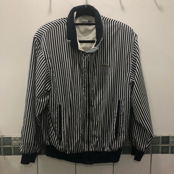Vintage Lacoste Pinstripe Jacket - Picture 2 of 7